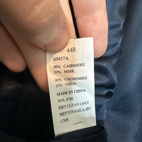 CASHMERE & MINK Arnold Brant blazer jacket